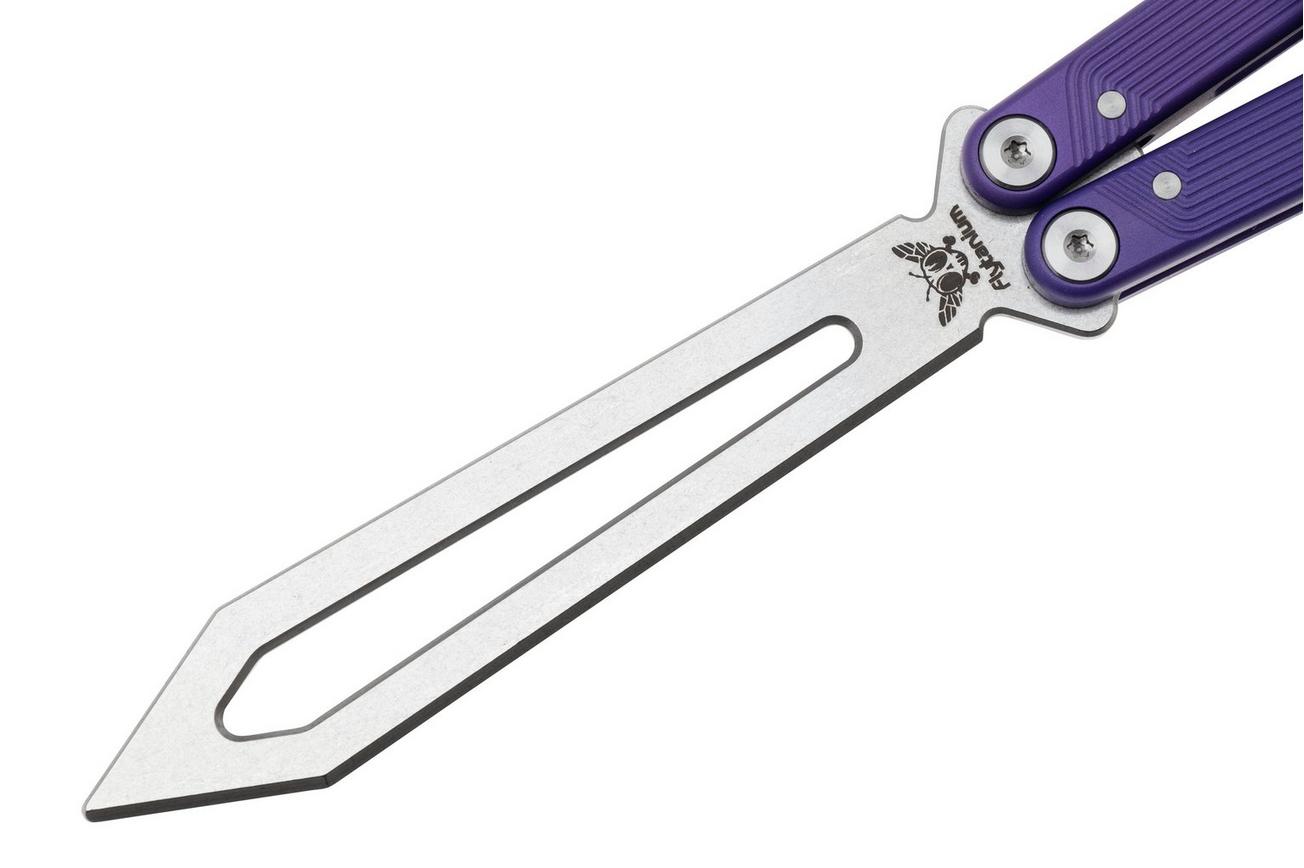 Flytanium Zenith Trainer 2.0 1385UVS Stonewash, Ultra Violet Aluminum, vlindermes trainer