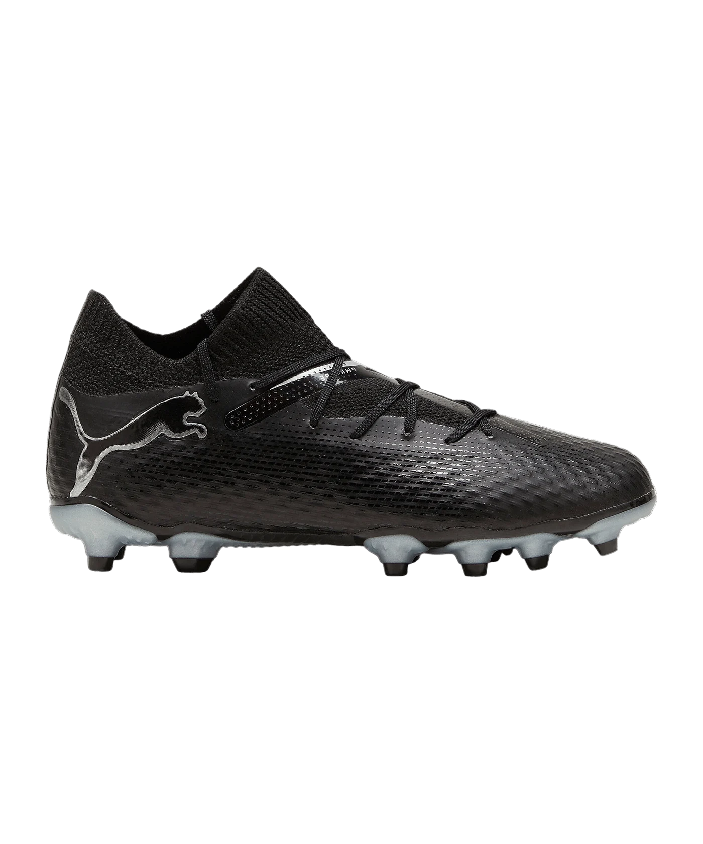 PUMA FUTURE 7 Pro FG/AG Eclipse Jr Kids Schwarz Silber F02