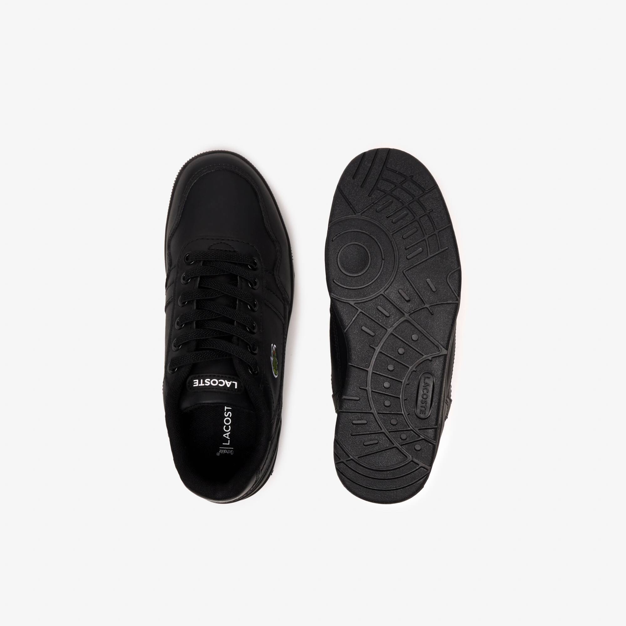 Kinder-Sneakers LACOSTE T-CLIP aus Synthetik mit Color-Pop Sneakers - Schwarz - Lacoste - Kinder