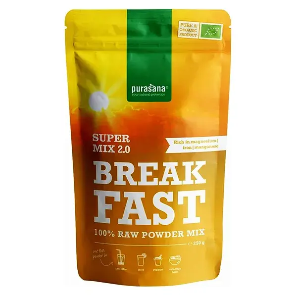 Purasana Mistura para Café da Manhã 2.0 Orgânica 200g