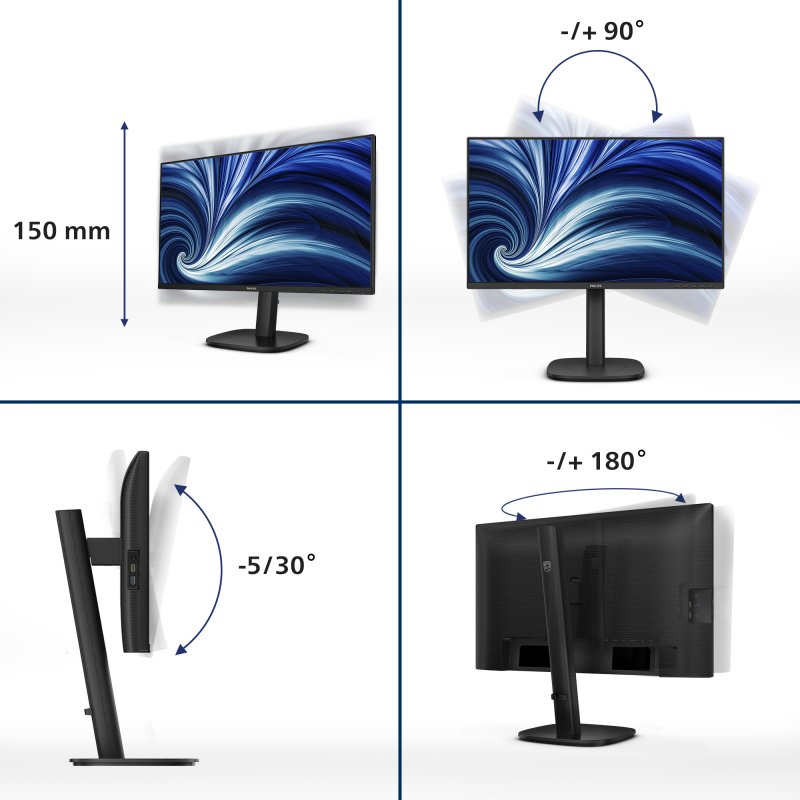 Philips 3000 series 24B2U3301/00 écran plat de PC 60,5 cm (23.8