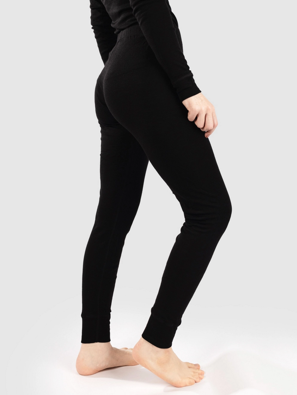 Thermowave Merino Warm Base Layer Bottoms black