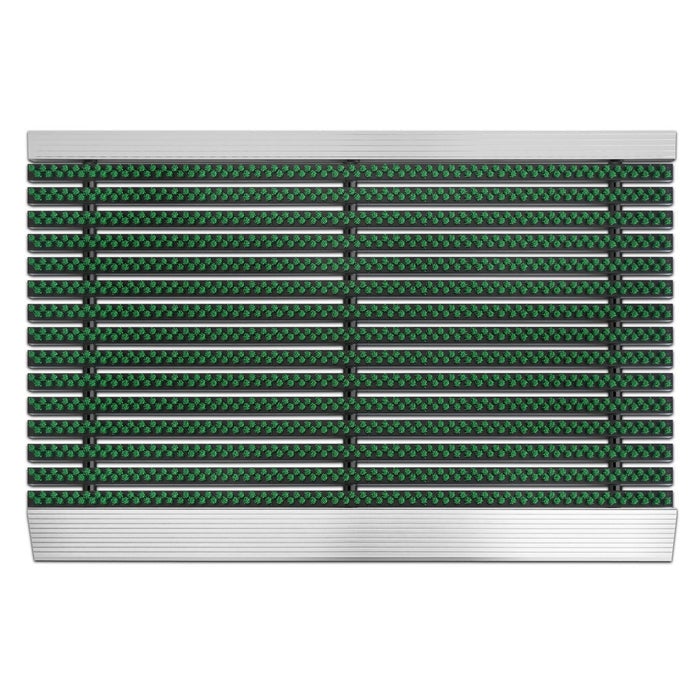 Deurmat - Profi Brush - Vuilvangmat met aluminium frame / Groen 60 x 90 cm
