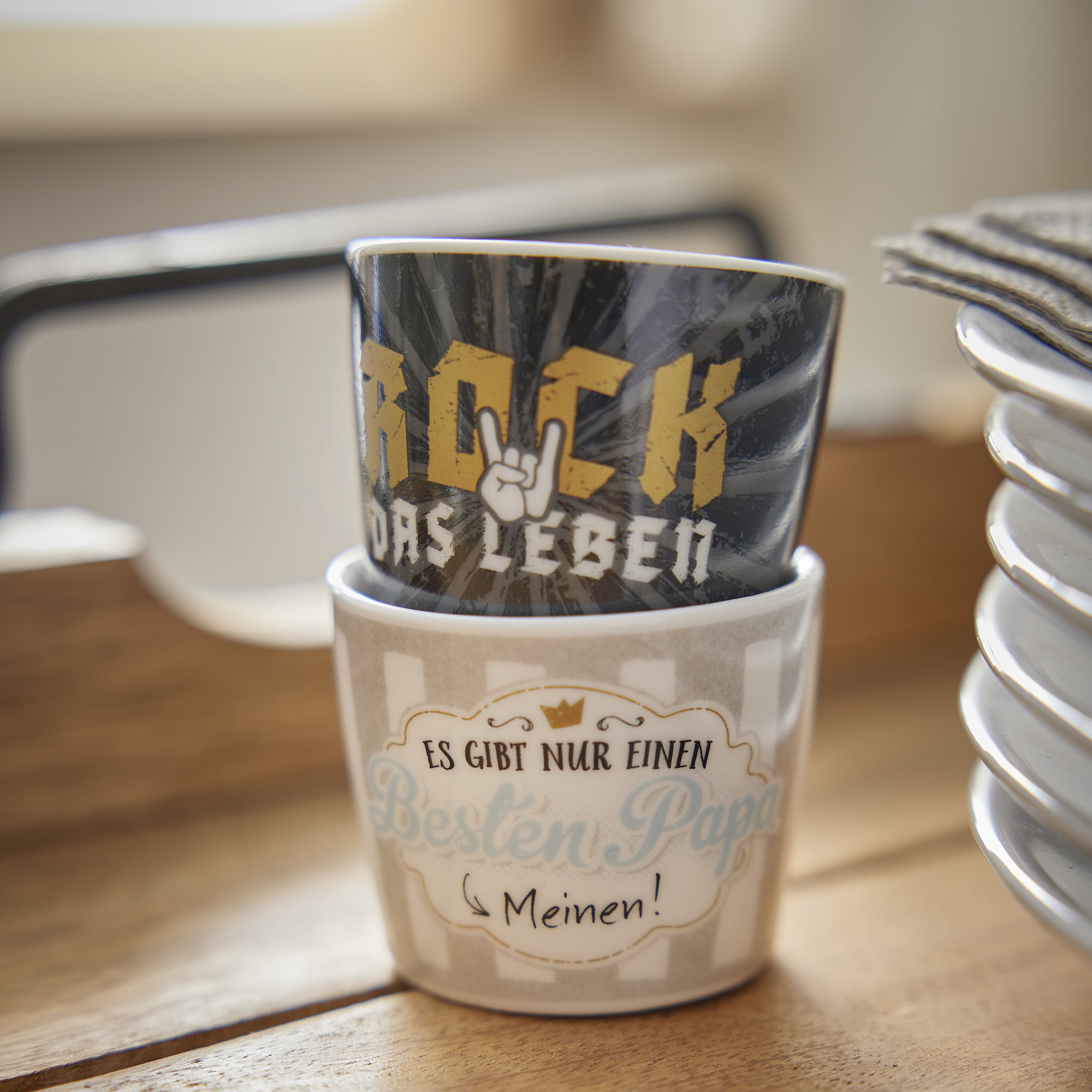 Eierbecher, Rock das Leben