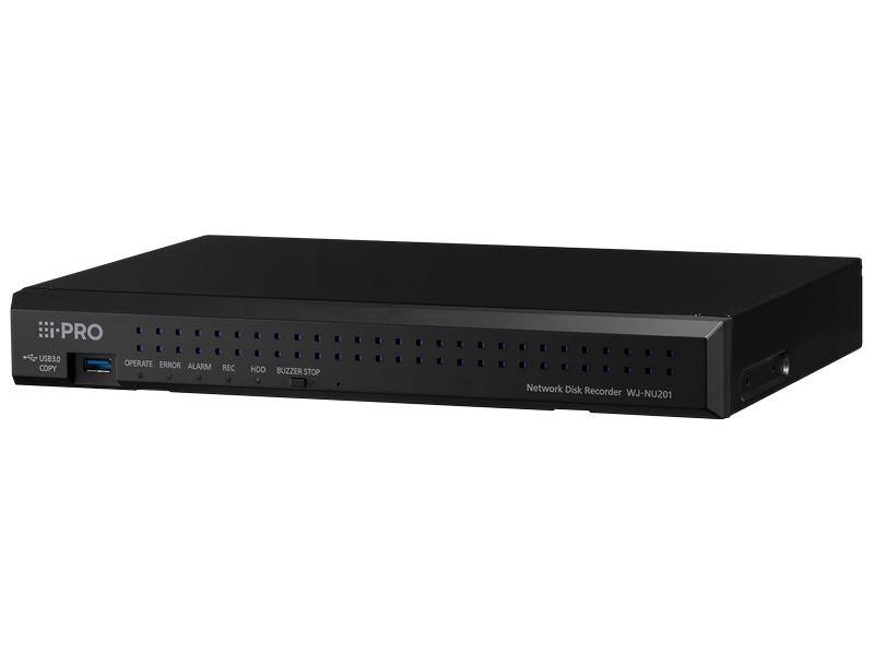 i-Pro Netzwerkrekorder WJ-NU201KG 8 Kanal ohne HDD Neue NVRs mit höherer Sicherheitsstufe und einfacher Installation mit integriertem PoE  Switch