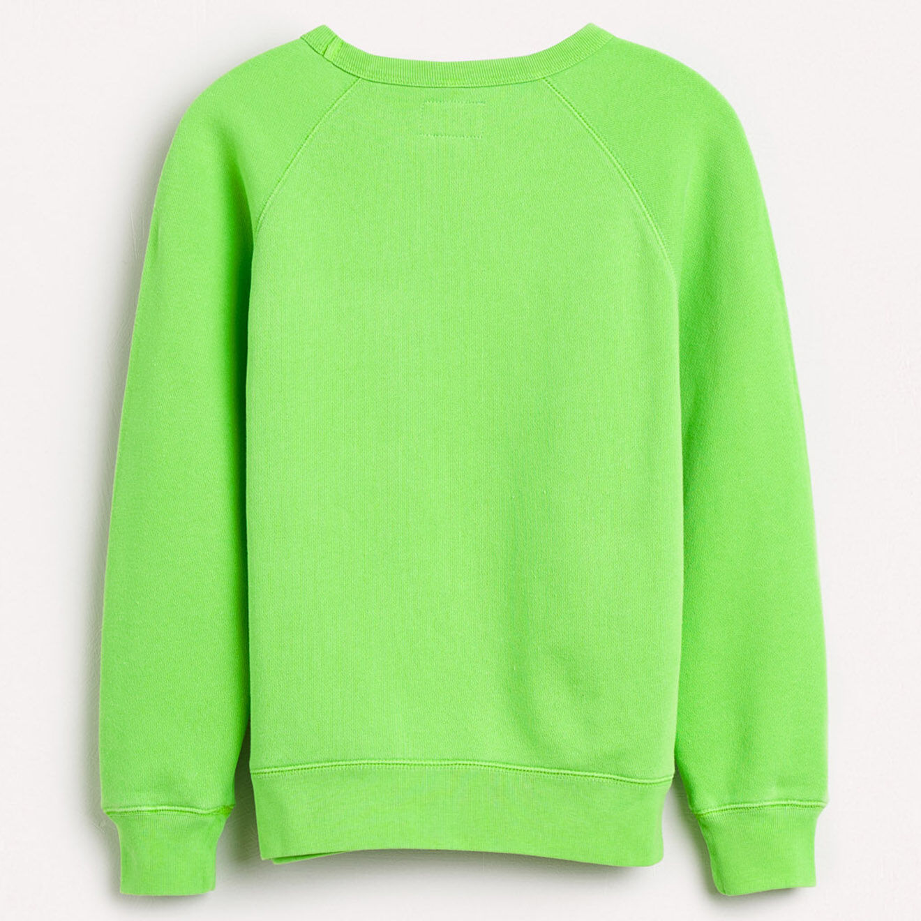 Bellerose Sweat 100% Coton biologique Fiuk vert acide