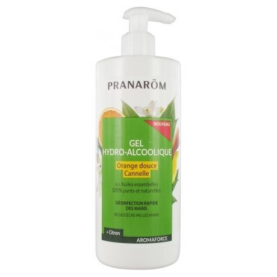 Aromaforce Gel Hydro-Alcoolique Orange Douce Cannelle 500 ml