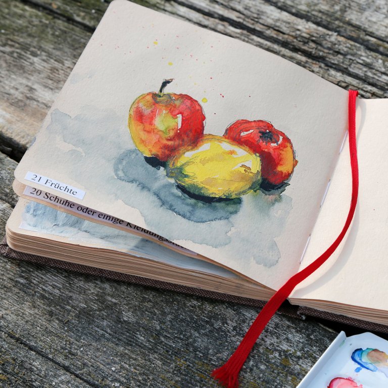 Hahnemühle Aquarellbuch Toned Watercolour Book