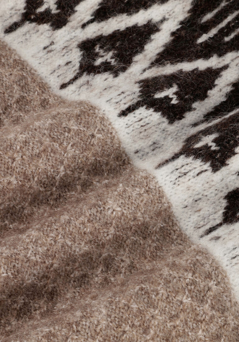 OBJECT beige object trui sala l/s knit pullover