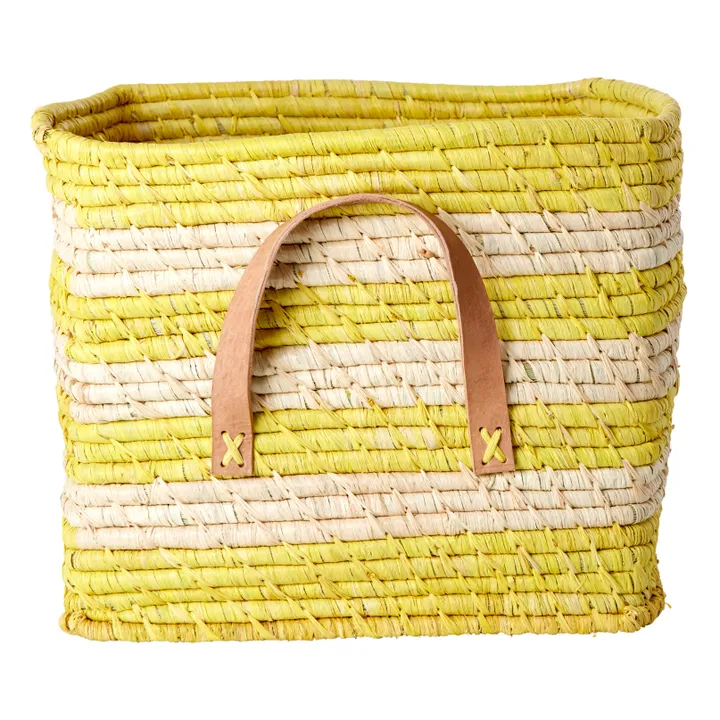 Rice Panière de rangement  | Jaune
