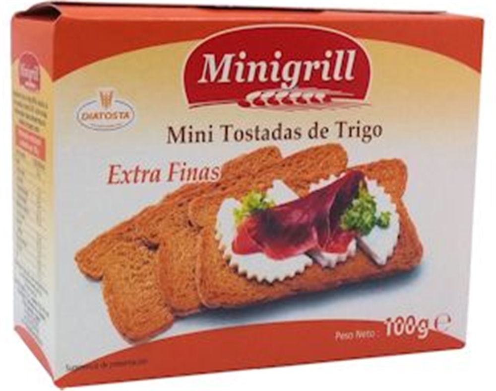 MINI TOSTA MINIGRILL DE TRIGO EXTRA FINAS 100G