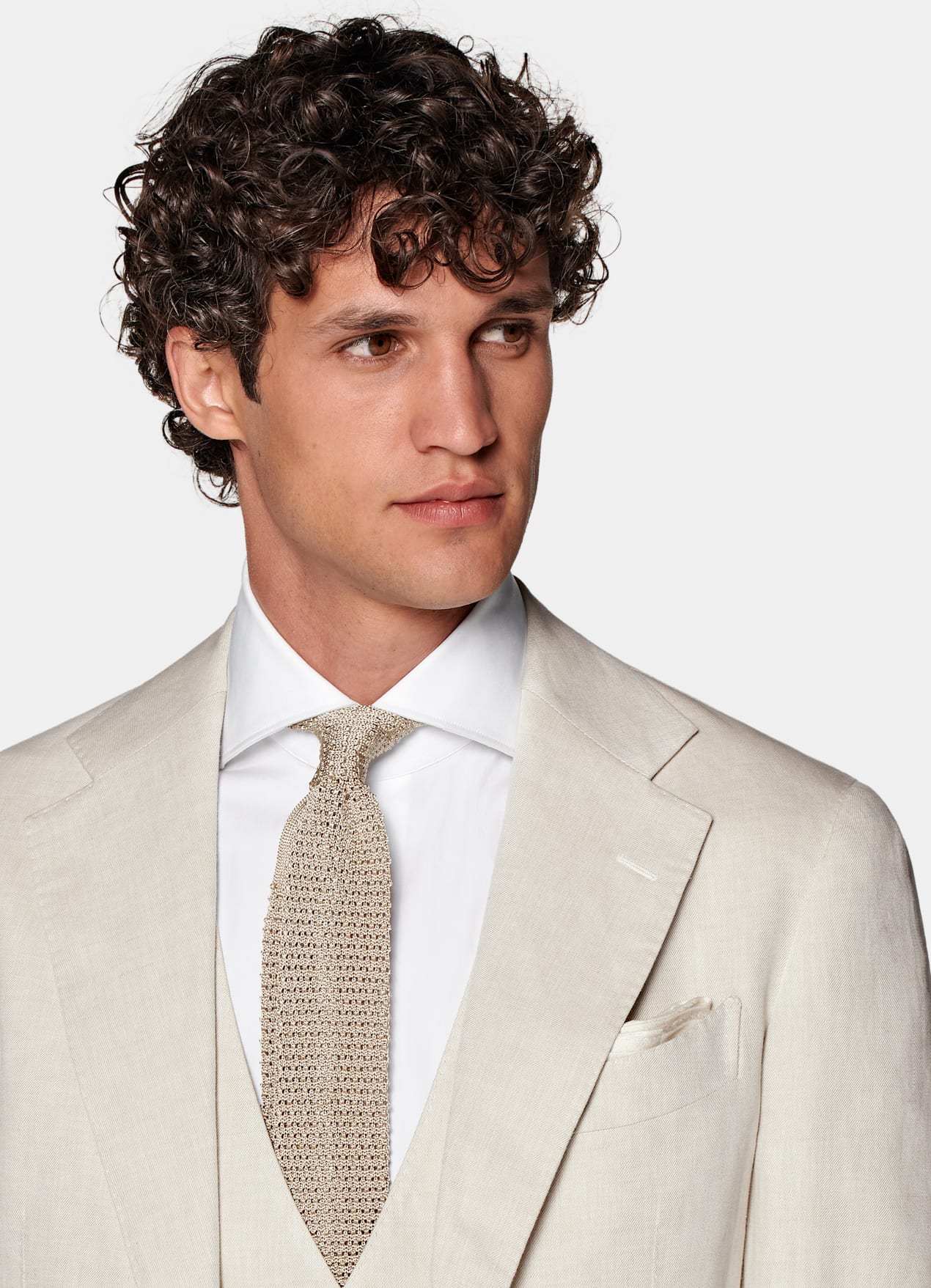 Costume trois pièces Havana coupe Tailored sable