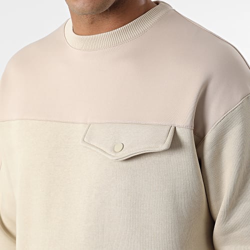 Sweat Crewneck OTS-9 Beige