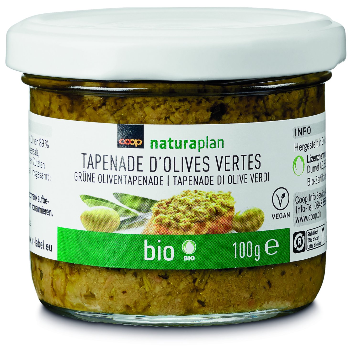 Naturaplan Bio Oliventapenade grün