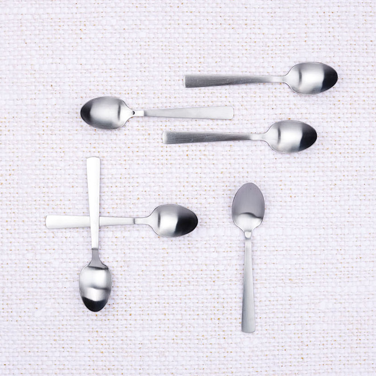 Bjorn 6 Petites cuillères Telmo inox mat