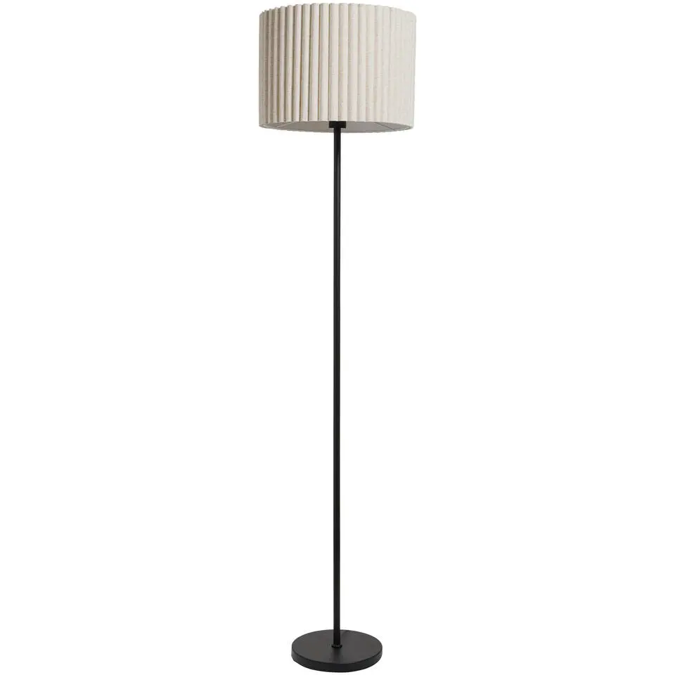Lampvoet Kaapstad - zwart metaal - 149xØ25 cm