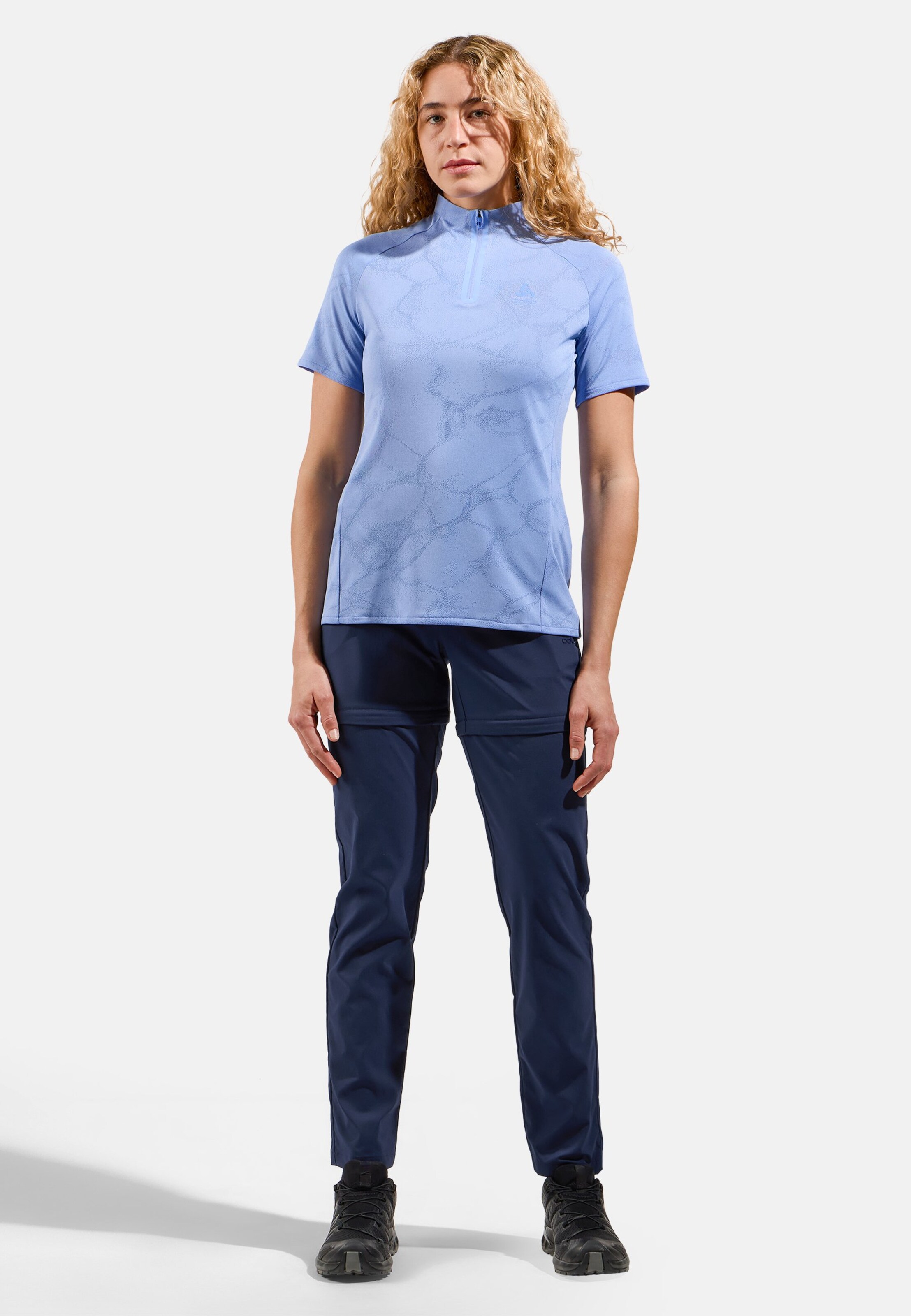 Ascent Light Zip-Off-Wanderhose in medieval blue