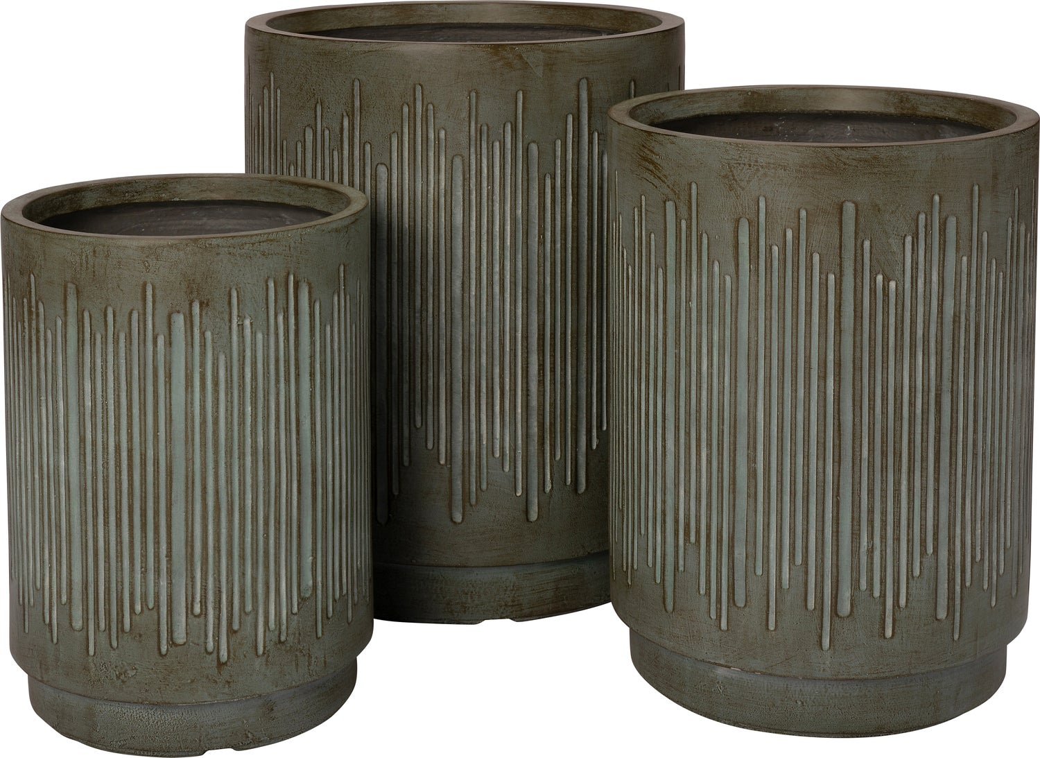 Intratuin bloempot Tube bruin D 44,5 H 55,5 cm