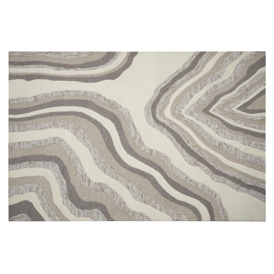 Dutch Lifestyle - Wol - Vloerkleed - 160x230cm - Grijs