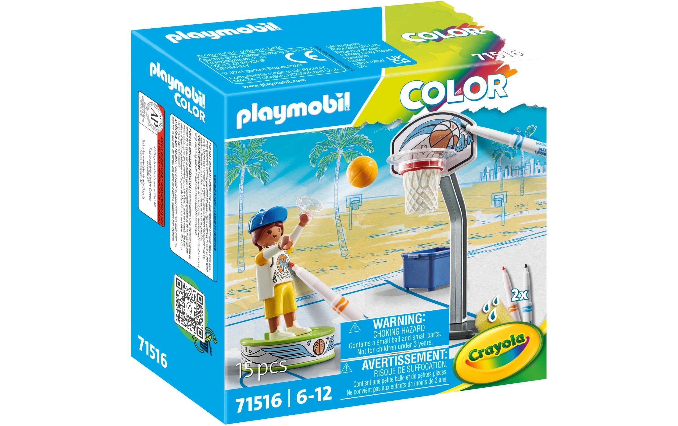 Color Skater mit Basketball 71516Spiel- und Malset aus der Serie Color