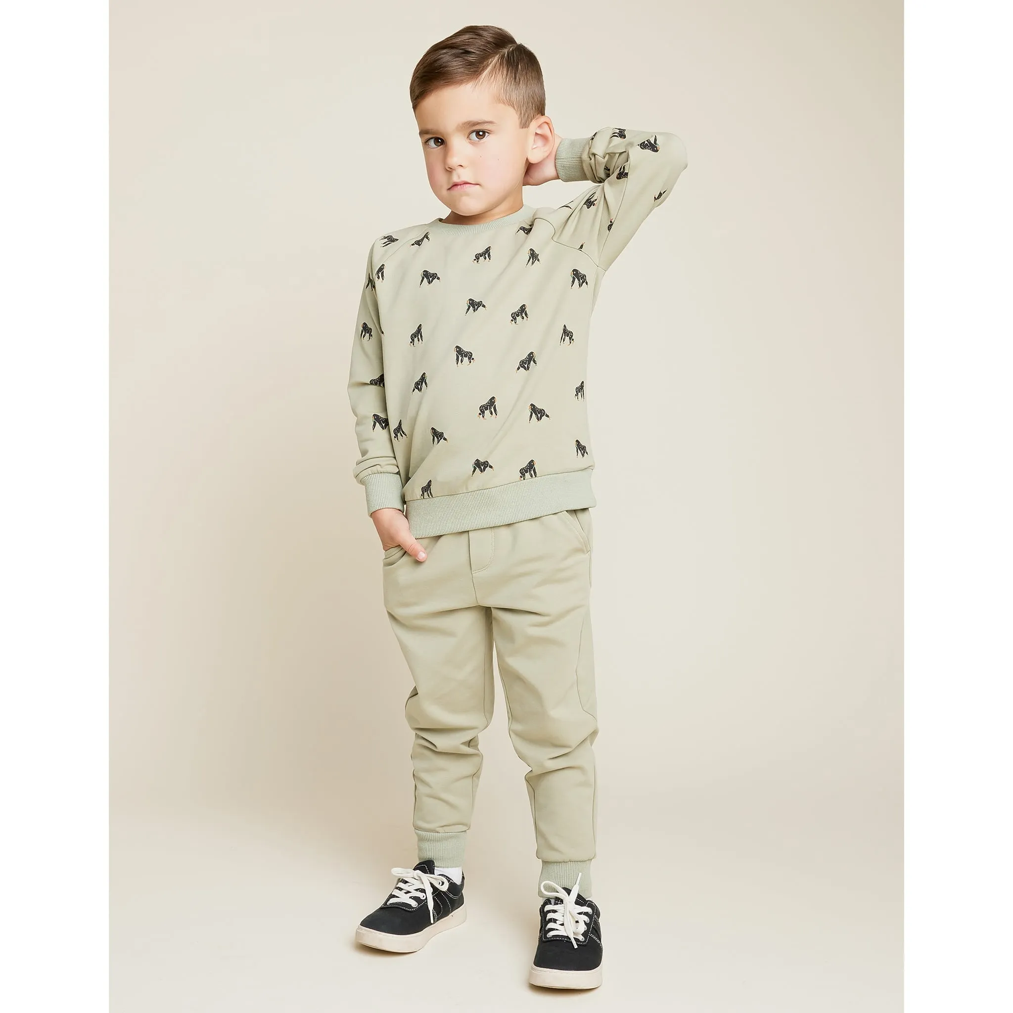 Miles Gilet Ouaté Gorille Jungle 2-10ans