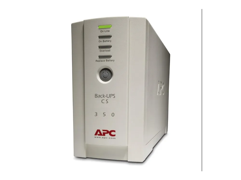 APC Back-UPS CS 350 - UPS - AC 230 V - 210 Watt - 350 VA - RS-232, USB - output-stikforbindelser: 4 - beige