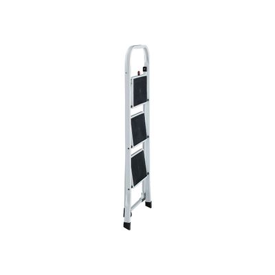Escabeau - 3 marches - acier - blanc