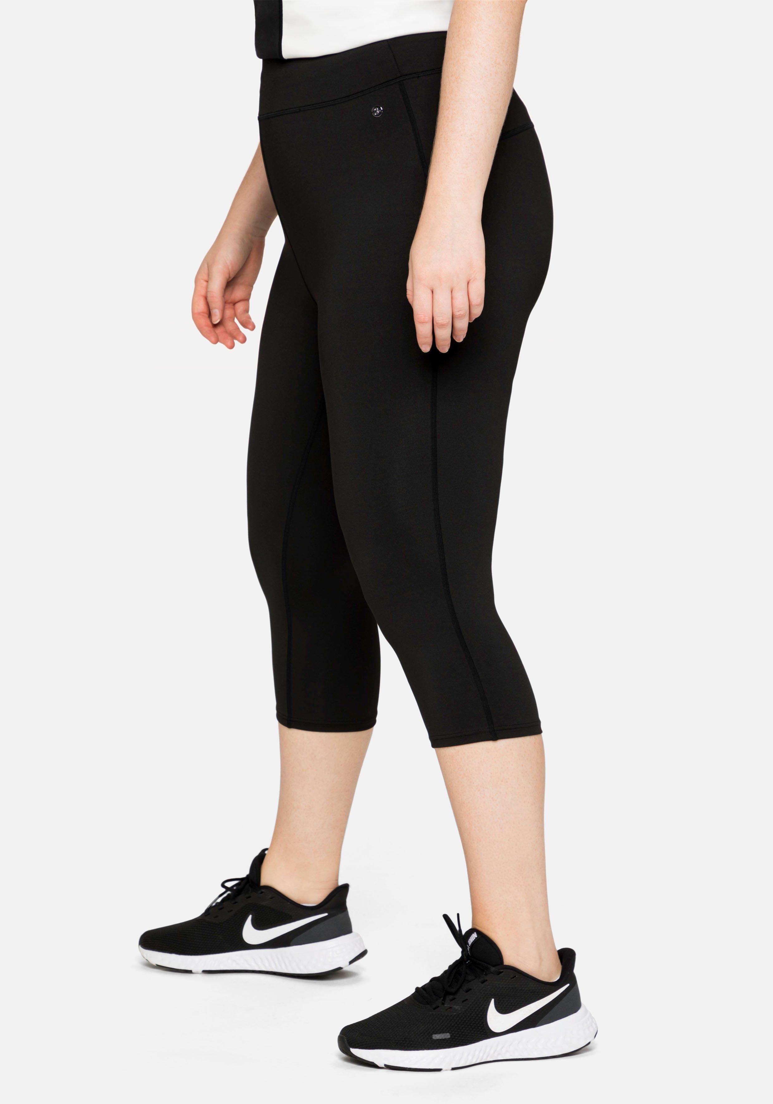 Sporthose mit Innentasche, in Caprilänge