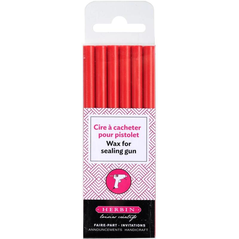 6 Batons de cire pour pistolet