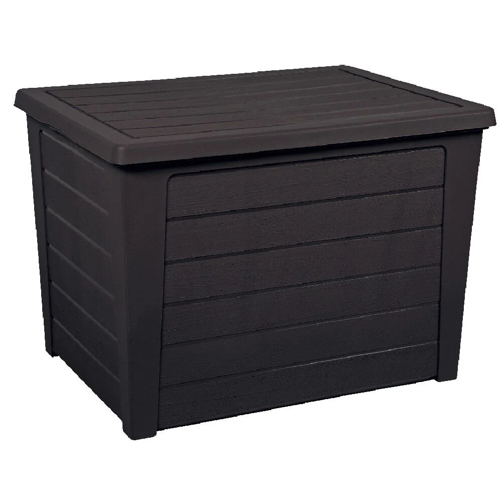 Coffre de rangement plastique noir 160L - 72,5x54xH51cm