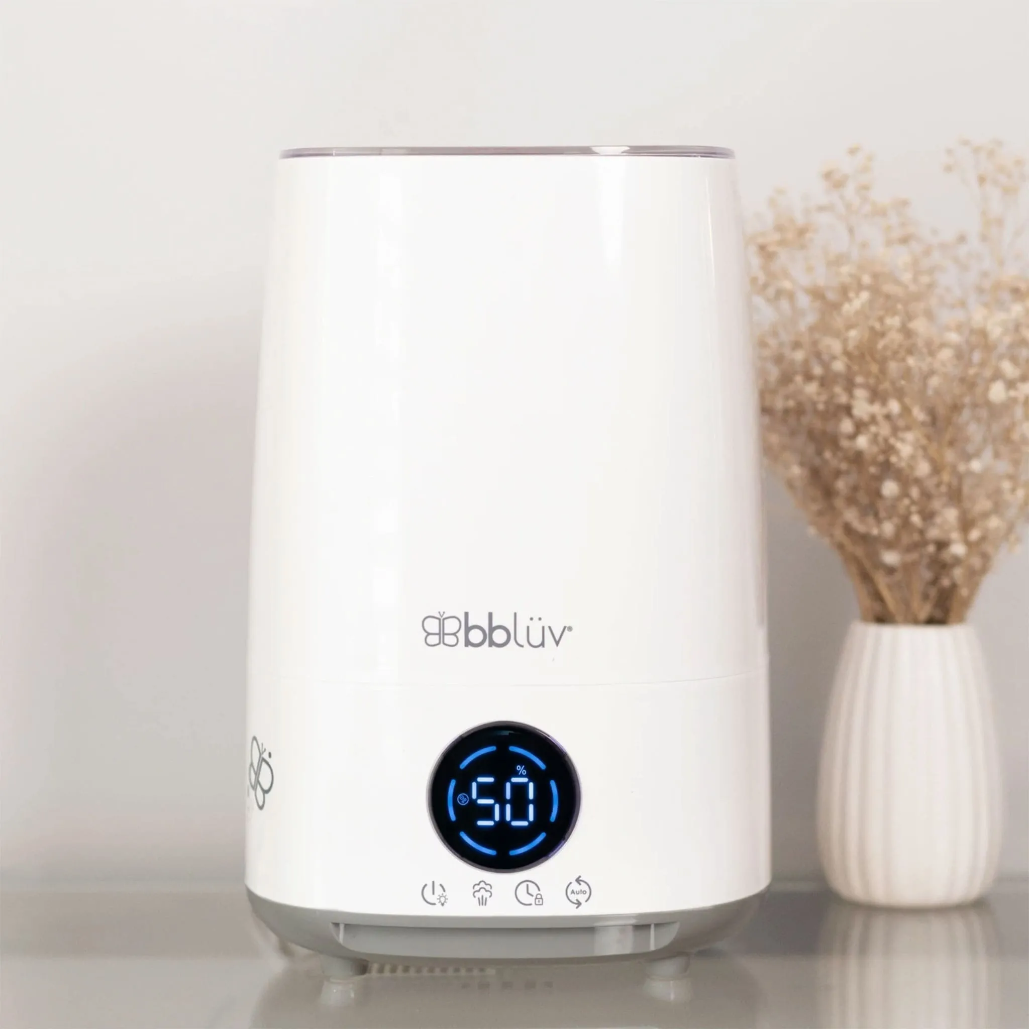 Bblüv Humidificateur et Purificateur d'Air Ultrasonique 4-en-1 Umidö
