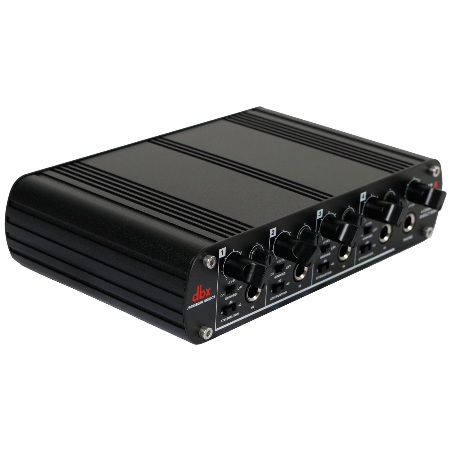 DBX DI4 actieve vierkanaals Direct Box met line mixer