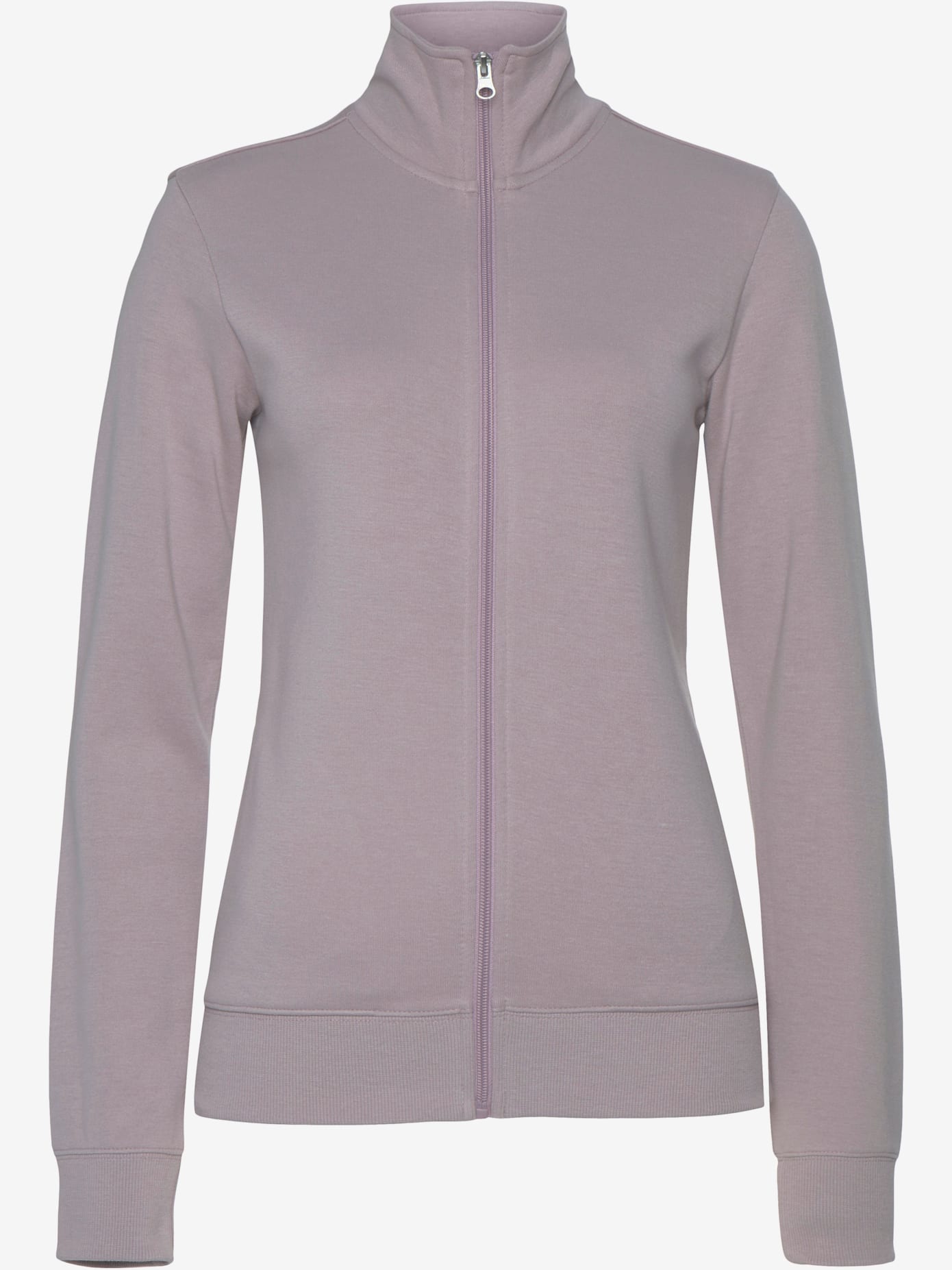 Veste sweat basique, logo imprimé et broderie