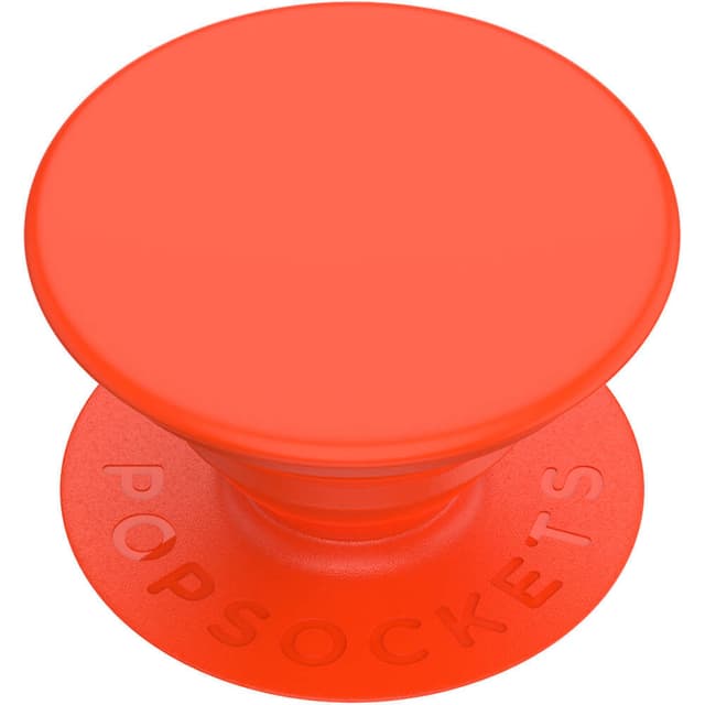 POPSOCKETS Neon Electric Orange Aftageligt Greb m. Standerfunktion