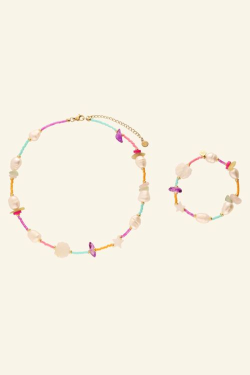 Kindergiftbox schelpen ketting & armband