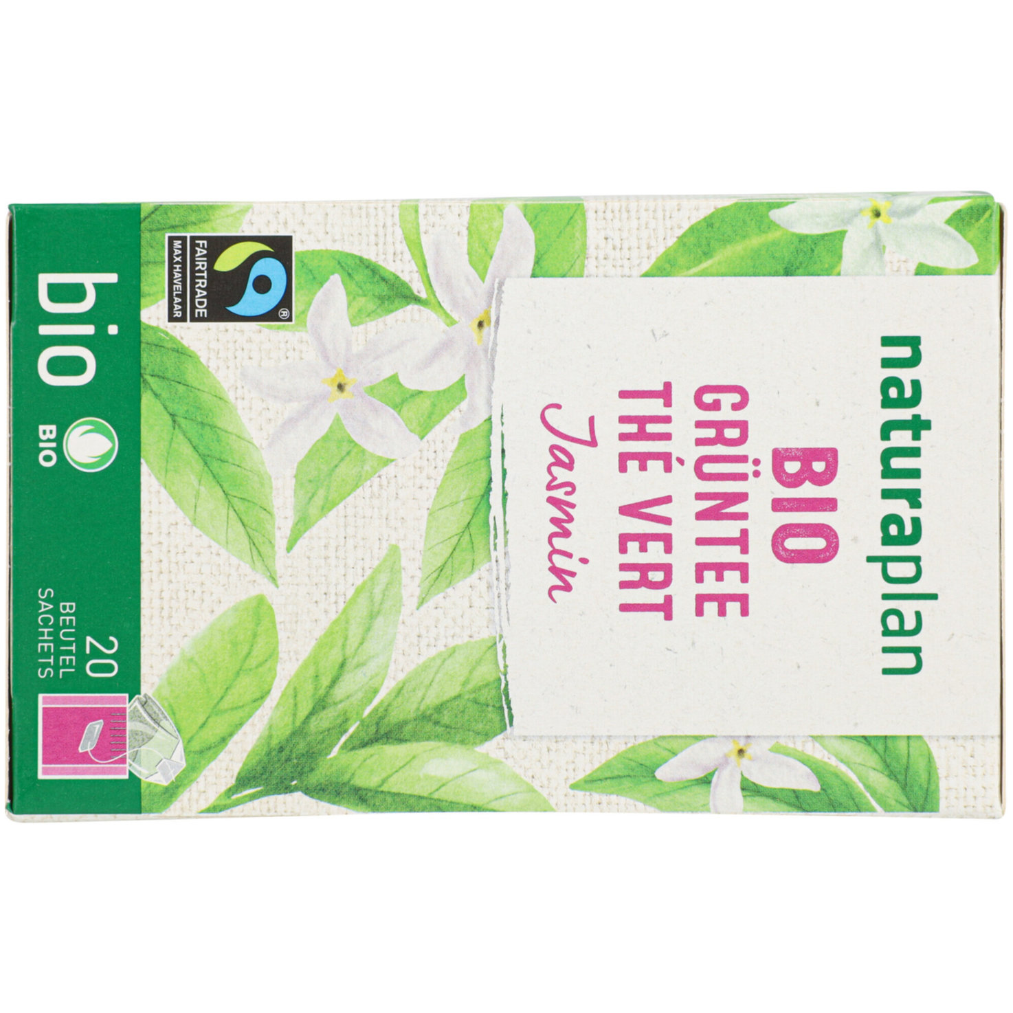 Naturaplan Bio Grüntee Jasmin 20 Beutel
