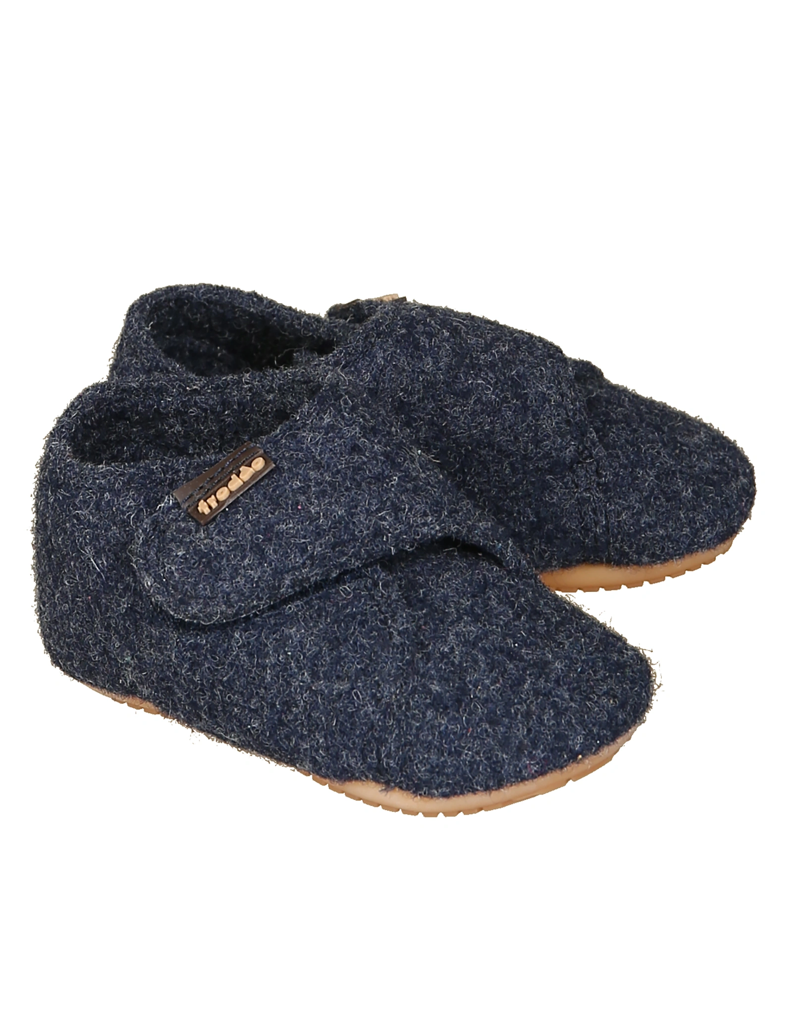 Krabbelschuhe PREWALKERS WOOLY in dark blue