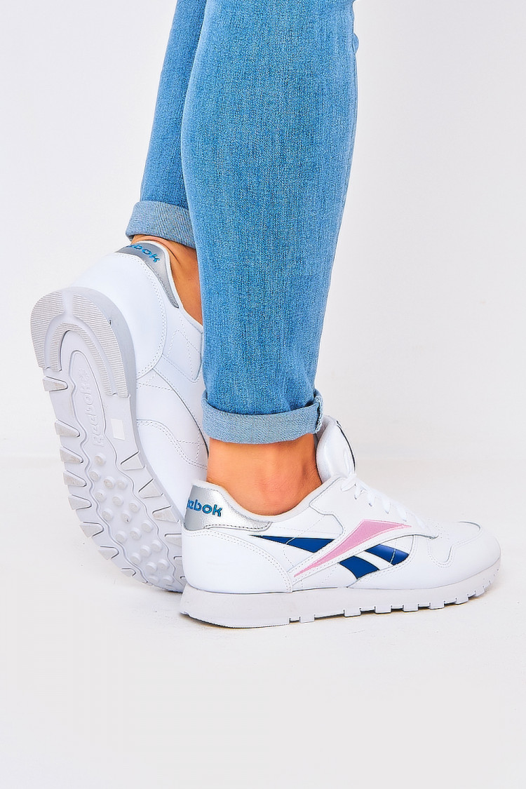 Basket CL LTHR blanc / Reebok
