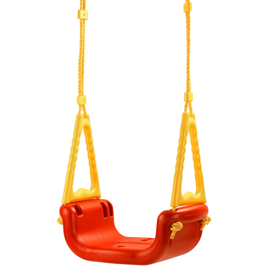 Twipsolino 3 in 1 Schaukel orginal outdoor Kinderschaukel Sicherheitsschaukel Kinderschaukelsitz rot  gelb  blau