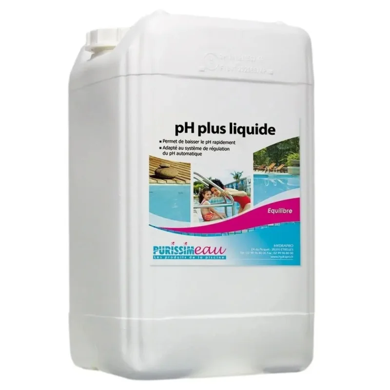 PURISSIMEAU - Réglage pH plus piscine 20L