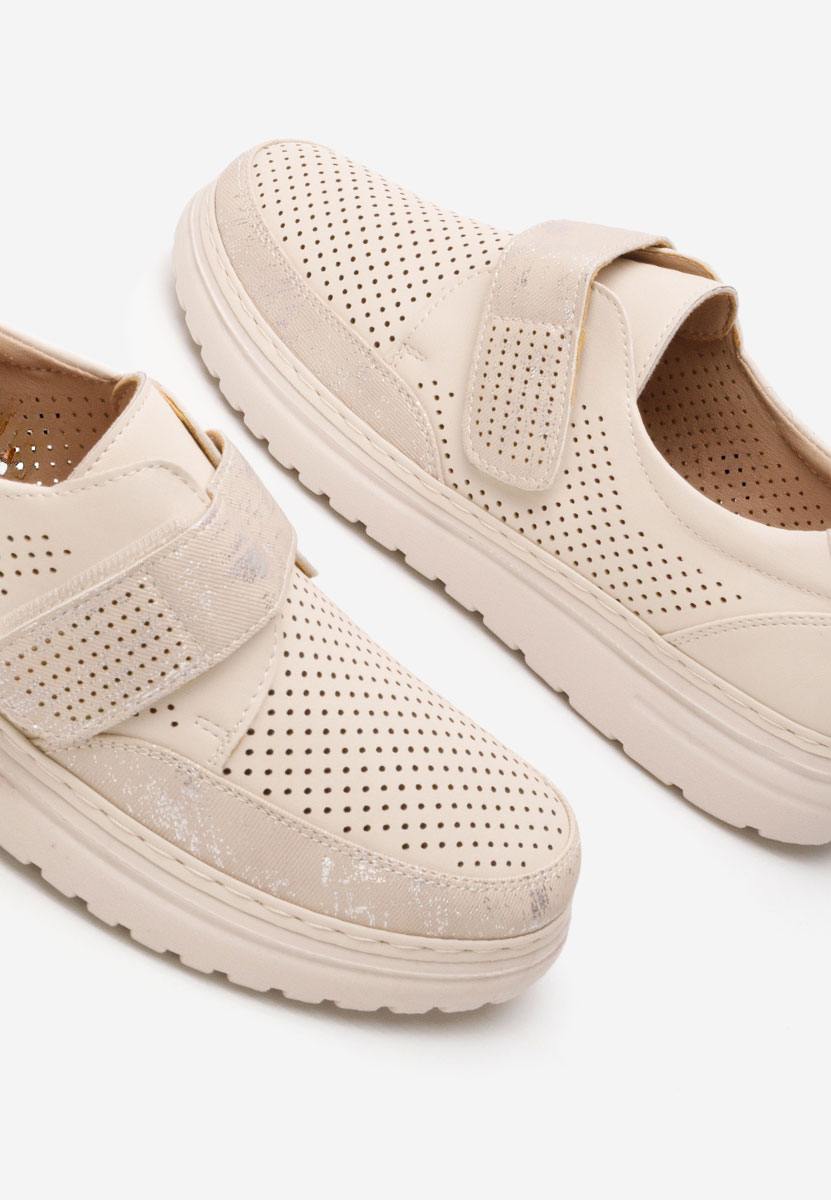 Chaussures casual femme beige Mayalia