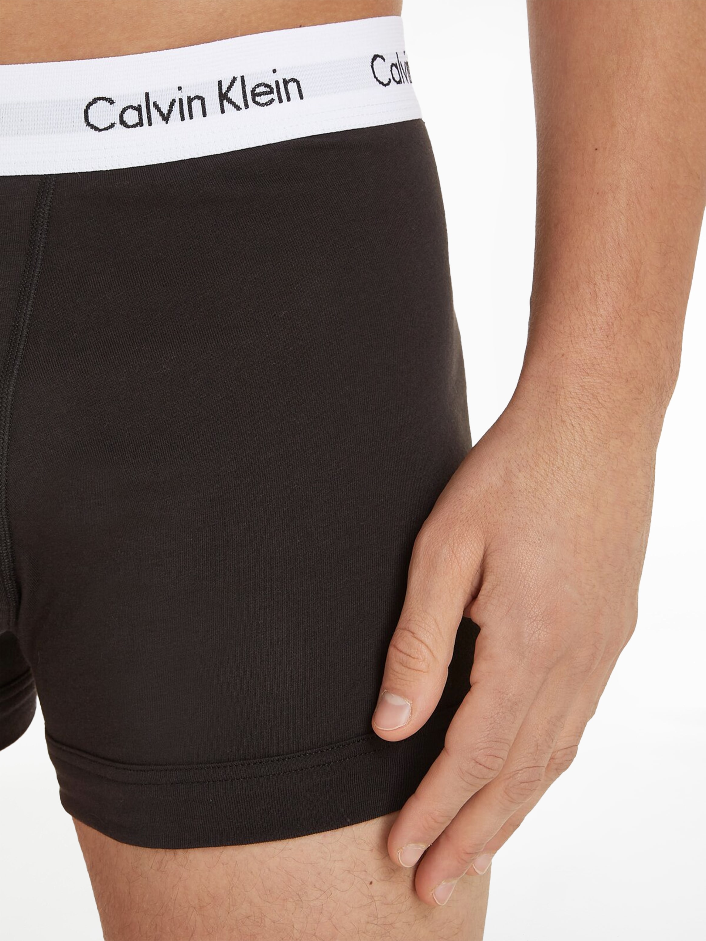 Calvin Klein Underwear Boxer »CK Boxer 3x«, 3 Stk. mit Logoschriftzug am Bund