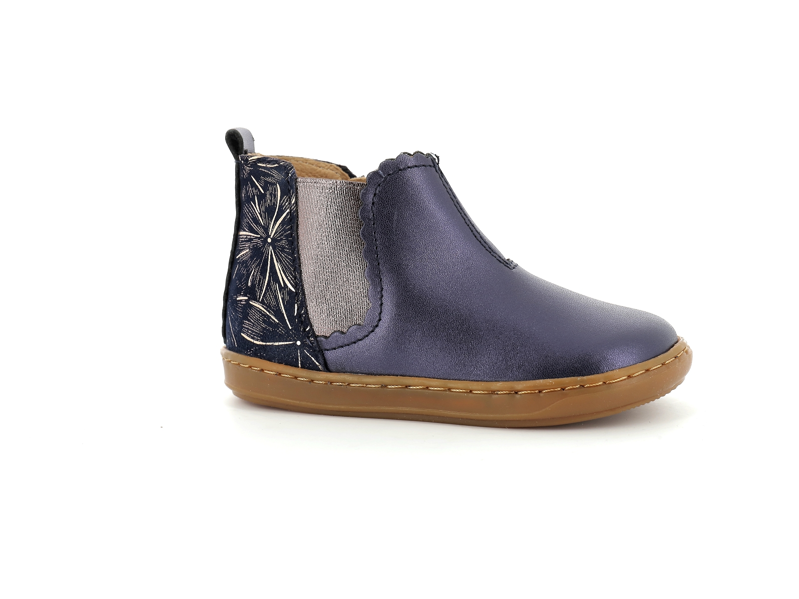 Shoopom-BOUBA JODZIP Cuir Bleu nuit