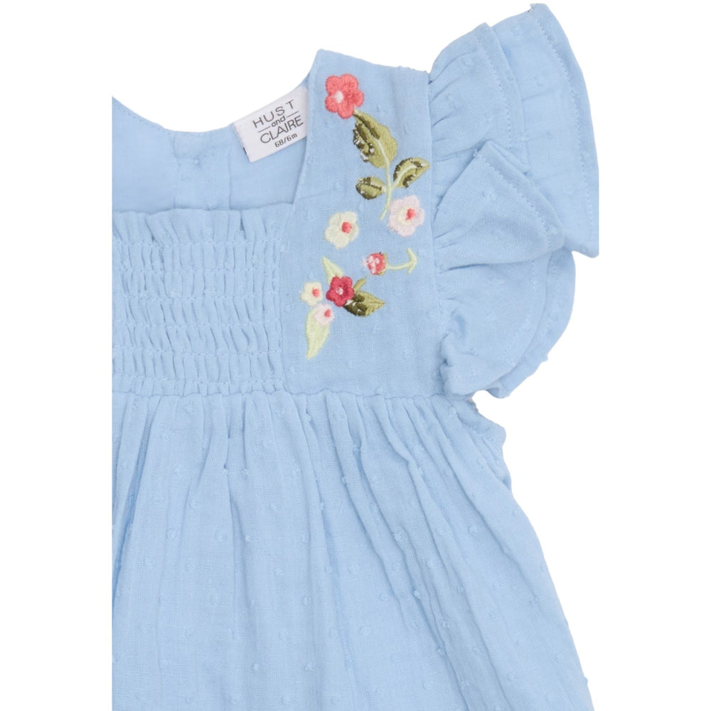 Køb Hust & Claire Cloud Blue Katinka Kjole