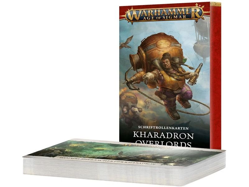 Games Workshop Datakarten Warhammer Age of Sigmar Kharadron Schriftrollenkarten: Kharadron Overlords (Deutsch)