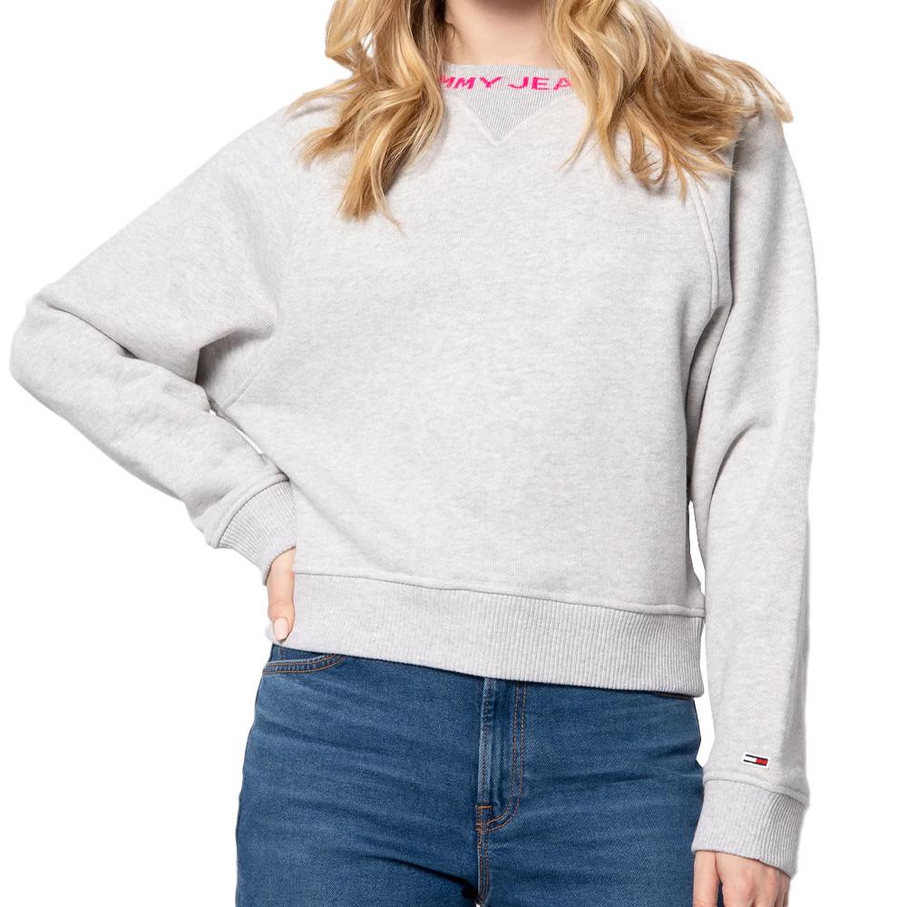 Tommy Hilfiger Sweat Gris Femme Tommy Hilfiger Branded