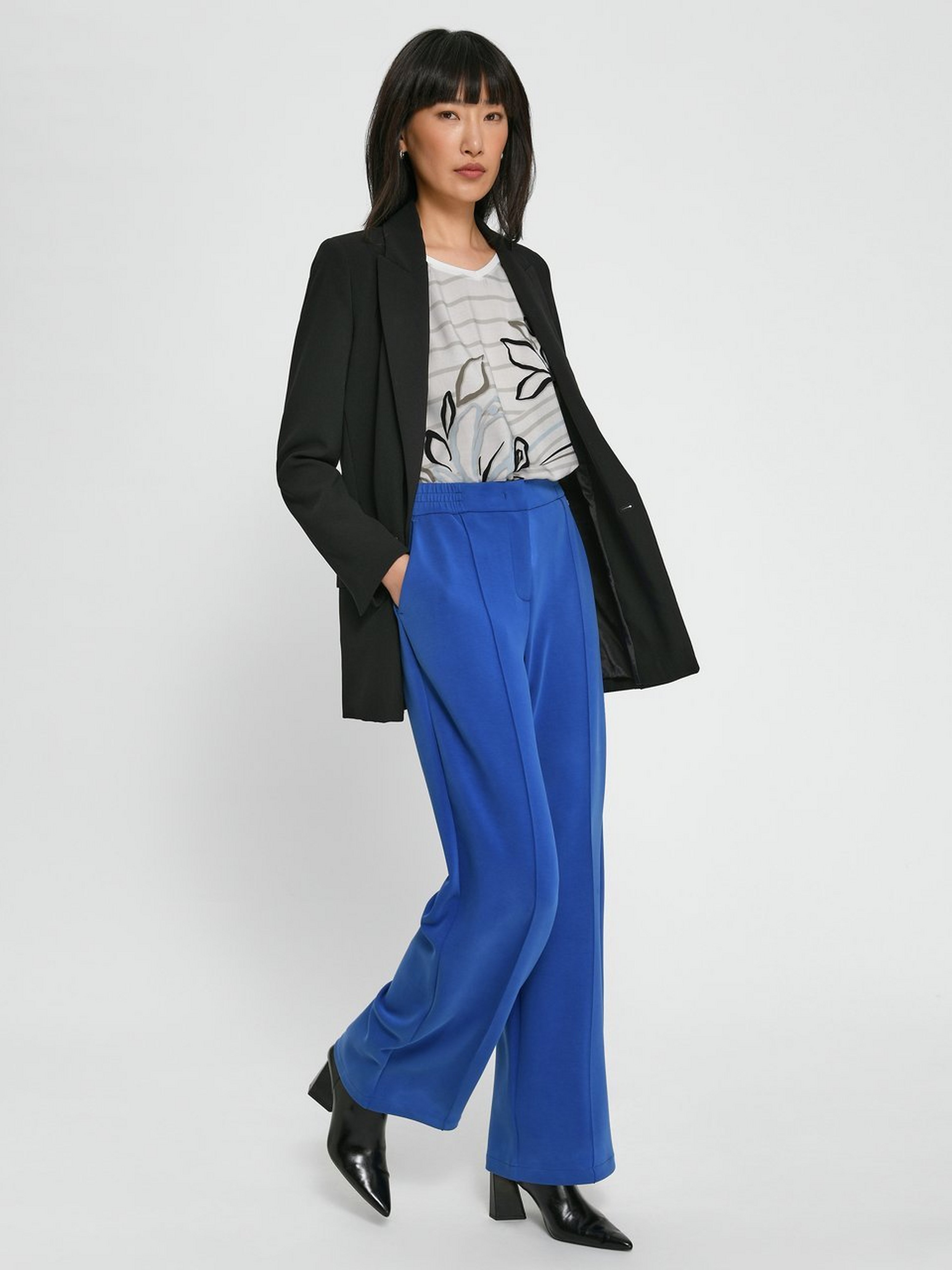 V-Shirt mit 1/2-Kimono-Arm