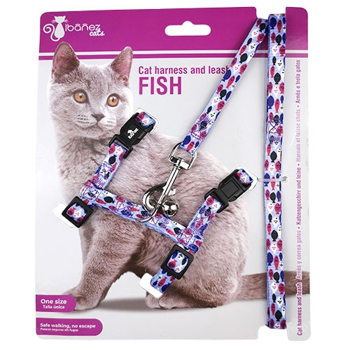 Coleira e guia para peixes
