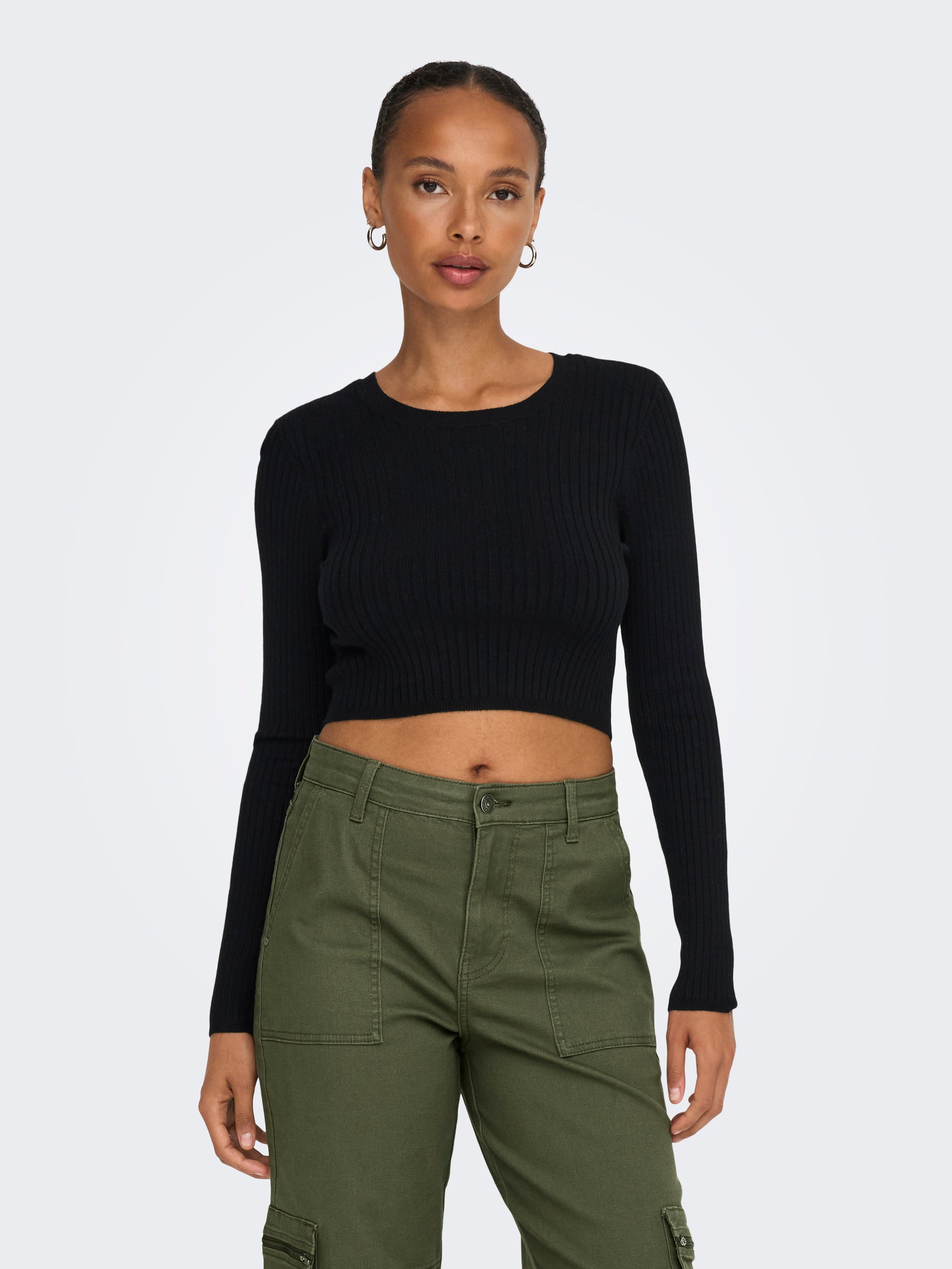 ONLKAROL Strickpullover Black
