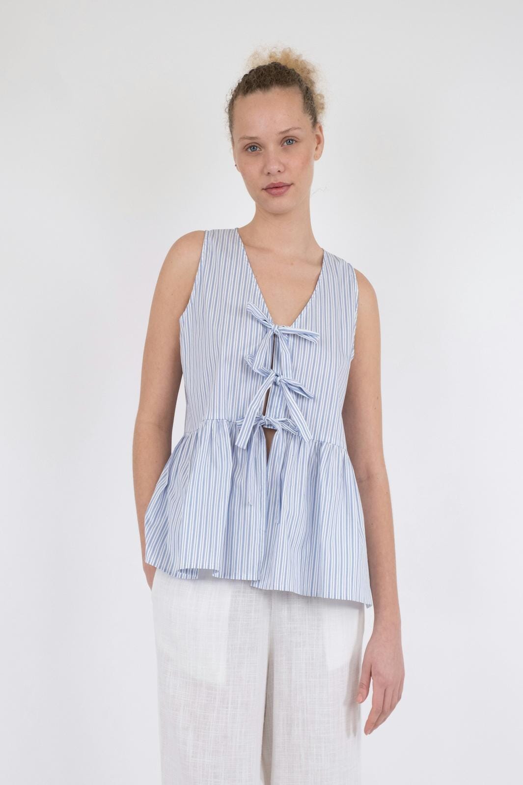 Neo Noir Manja Stripe Top